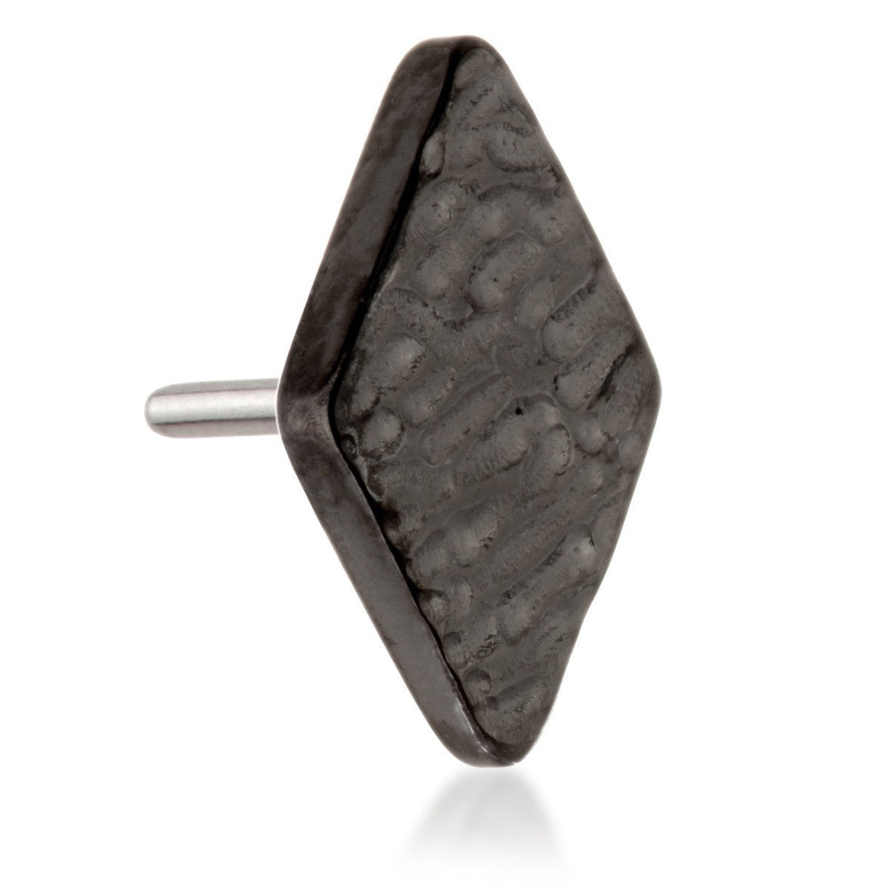 Evil black Ti Threadless Rippled Diamond Attachment