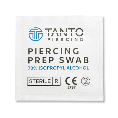 Tanto Piercing Prep Swabs (100 pieces)