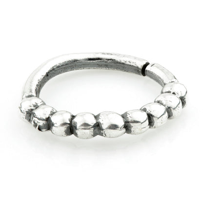 1x Silver Open Nose Ring