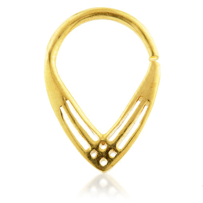 Art Deco Vogue Silver Open Ring
