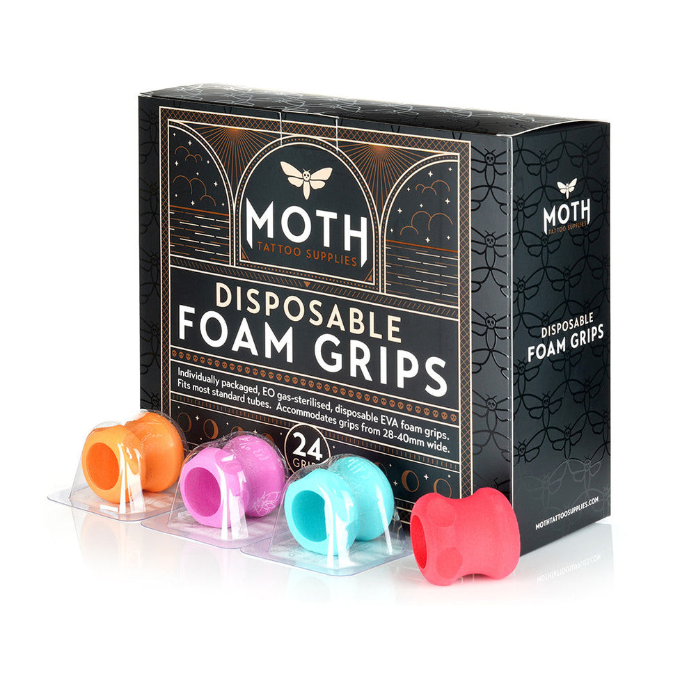 Moth Disposable Foam Grips - Mixed (Pack of 24)