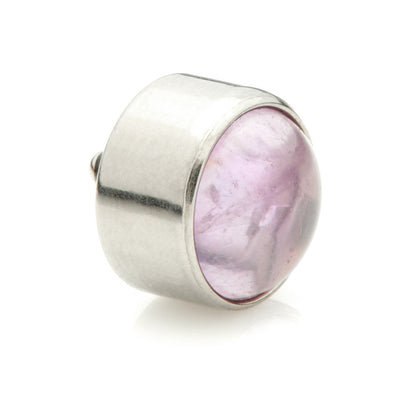 Ti Internal Bezel Set with Amethyst Stone Attachment