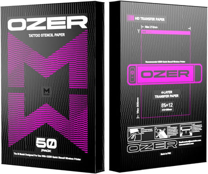 Ozer M Tattoo Thermal Stencil Paper - 50 Sheets