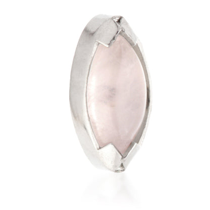 Ti Internal Mini Rose Quartz Marquise Attachment