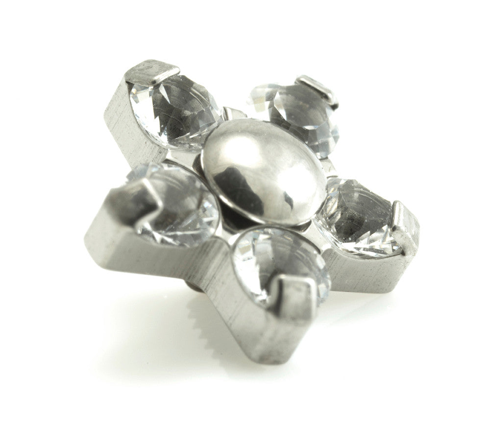 Ti Internal Micro Gem Flower Attachment (5 petals)