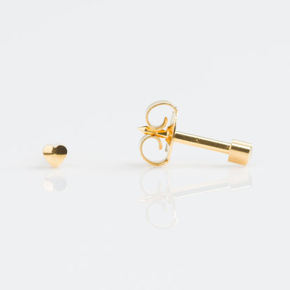 Studex Mini Gold Plated Heart Studs - Pack of 12