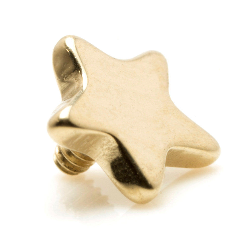 Rose Gold PVD Ti Internal Star-1.6mm-5mm