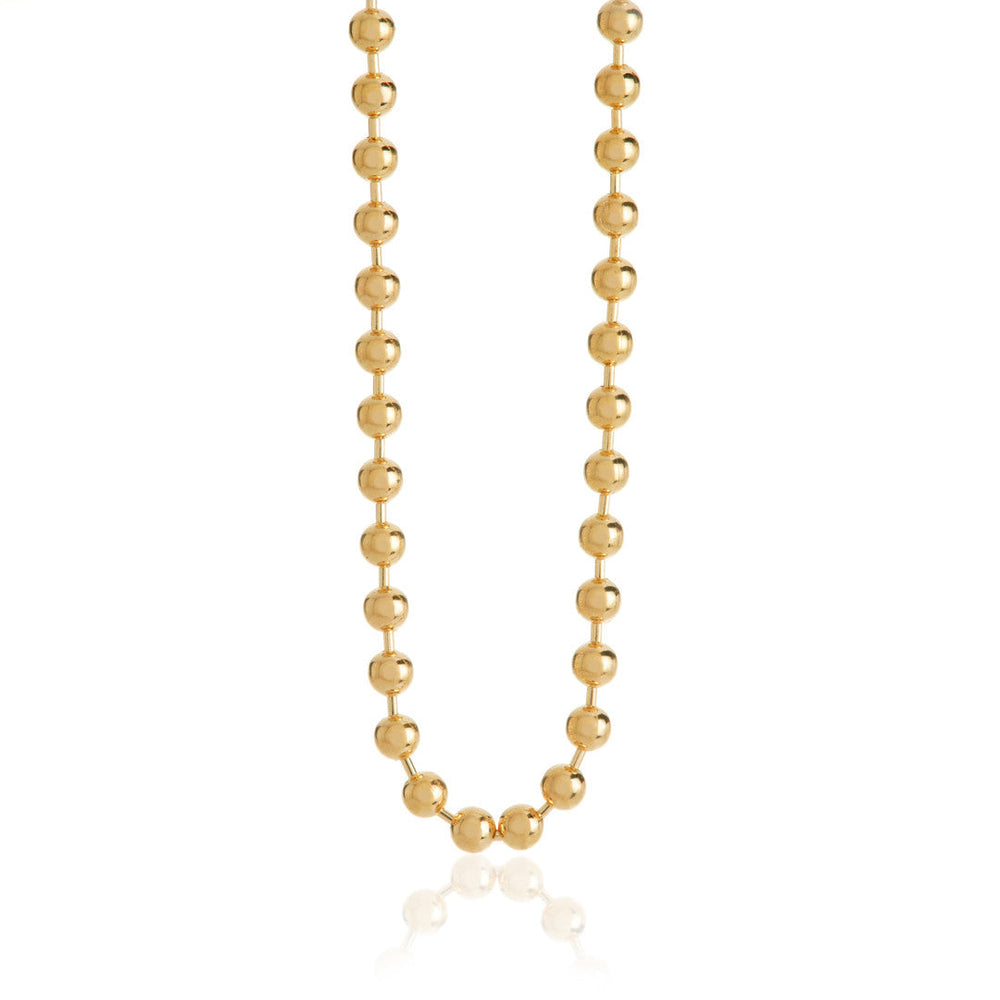 Tish Lyon Bead Chain 9ct Yellow Gold