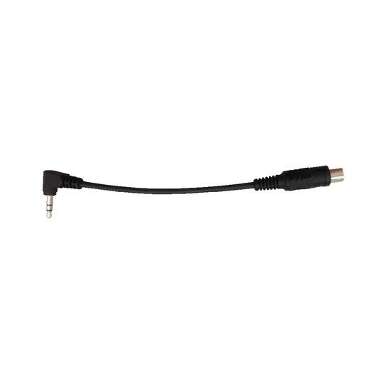 Cheyenne Cable Angled 3.5mm Jack Plug to Chinch (RCA) Socket, Black