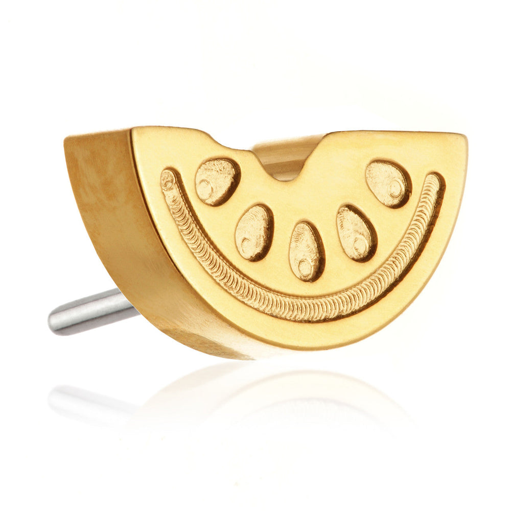 Zircon Gold Ti Threadless Watermelon Attachment