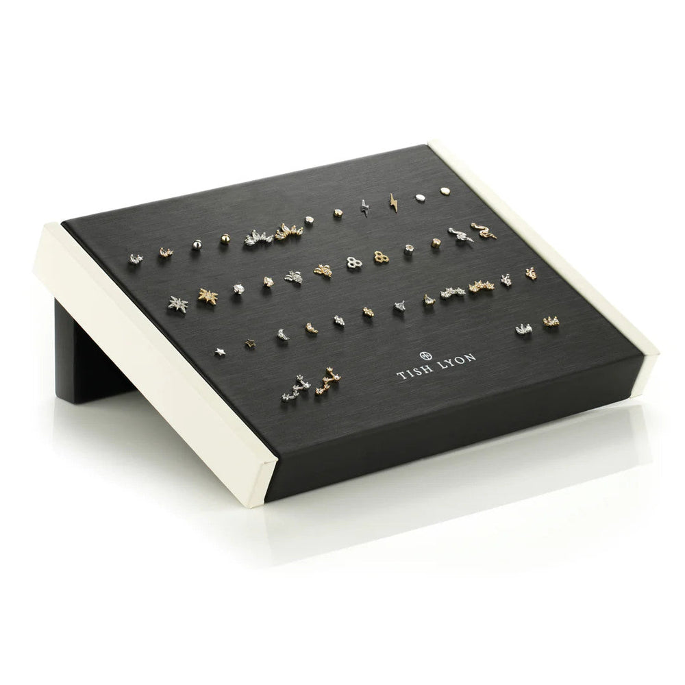 Starter Labret Bundle - 40 Piece Display - 14ct White & Yellow Gold