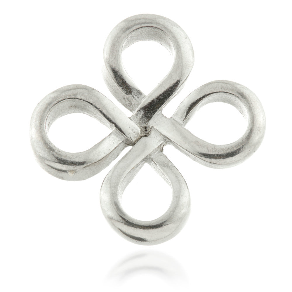 Open Clover Charm for Hinge Segment Ring / BCR