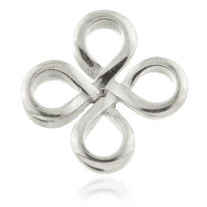 Open Clover Charm for Hinge Segment Ring / BCR