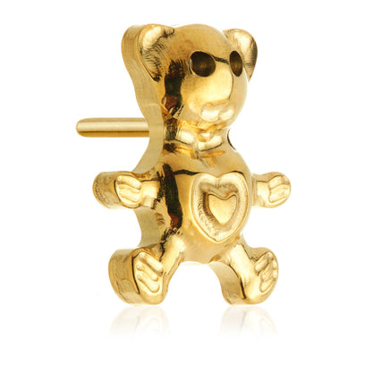 Zircon Gold Ti Threadless Teddy Attachment