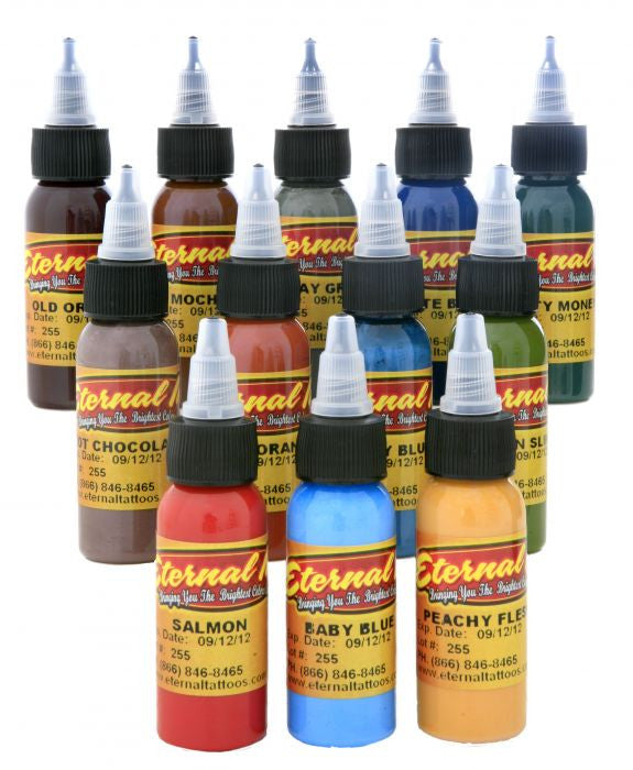 Eternal Ink Muted Earth Tone Set - 12 x 1oz