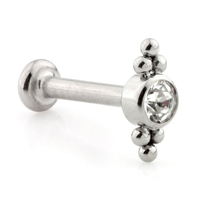 Internal Ti Gem Dot Disk Labret-1.2-8-3