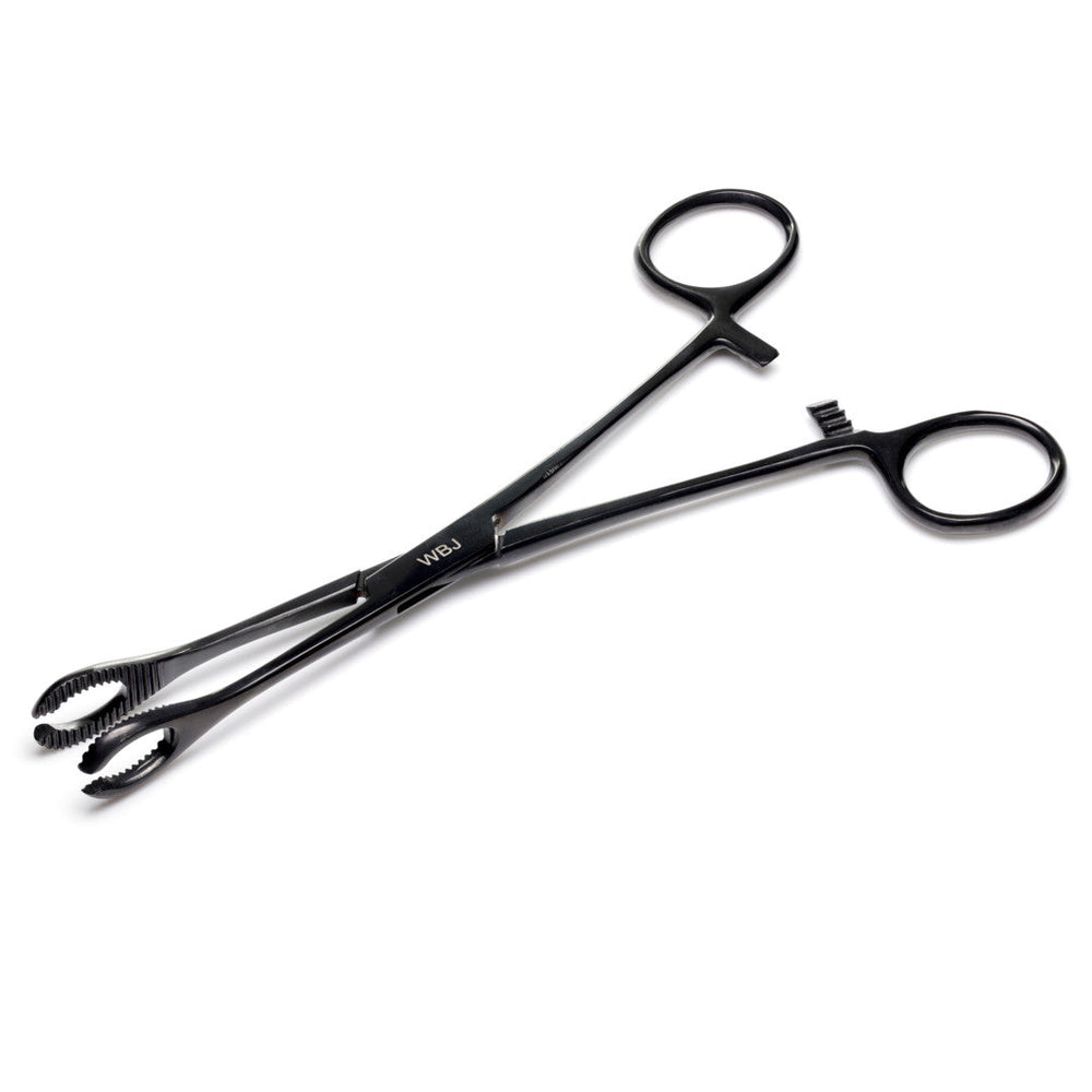 Sponge Forceps with Slot - PVD Black Coating