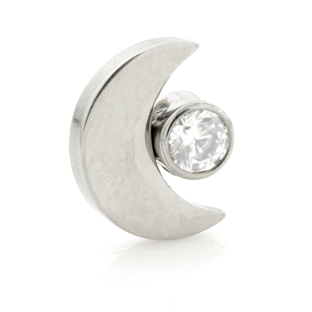Ti Internal Moon with Gem Attachment