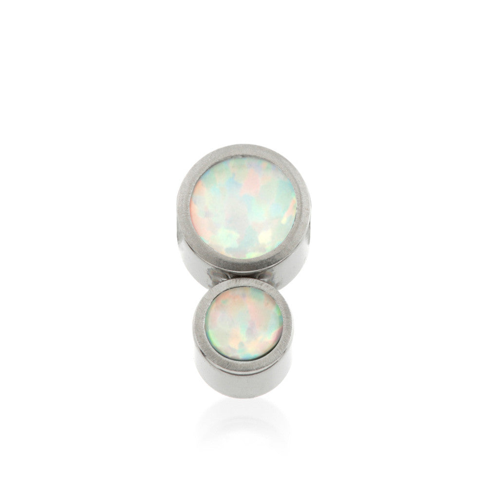 Titanium Clip In Double Opal Disk for BCR