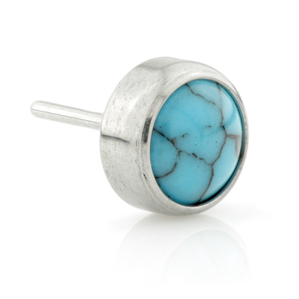 Ti Threadless Bezel Turquoise Attachment