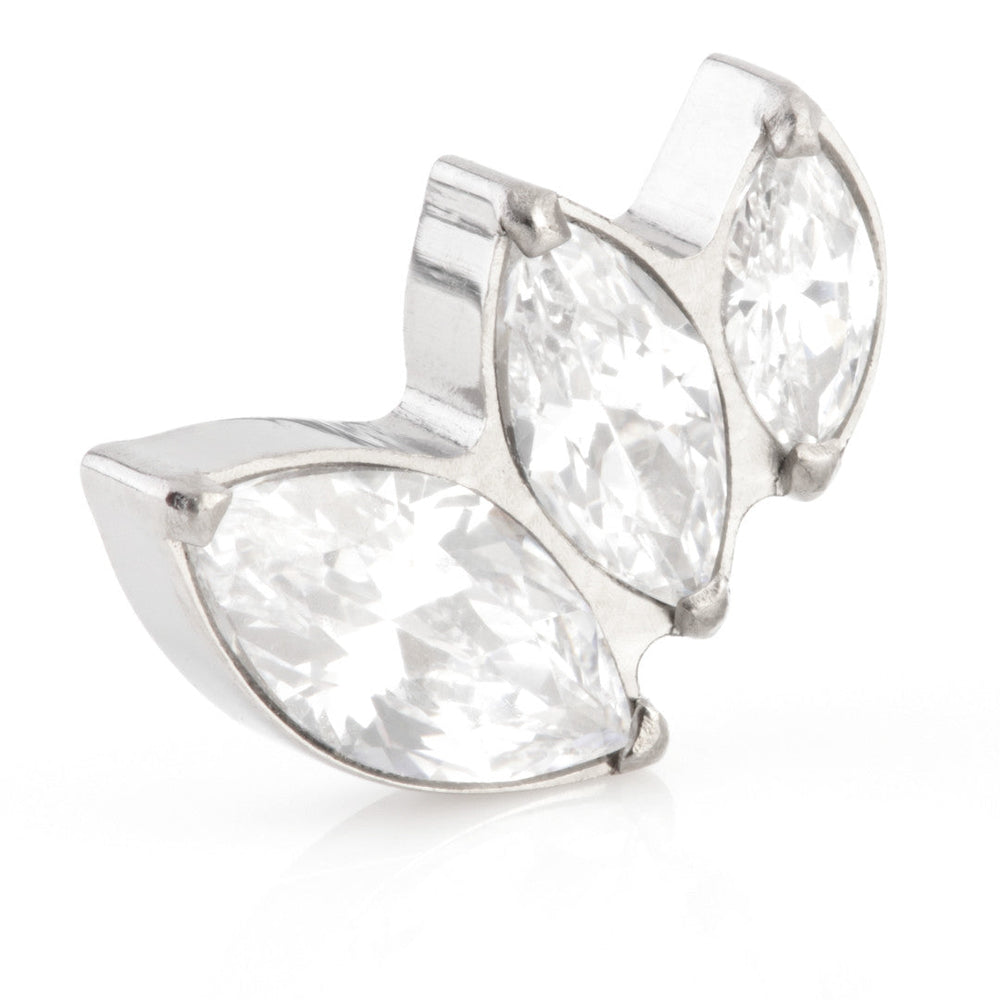 Ti Internal Graduated Jewelled Marquise Attachment