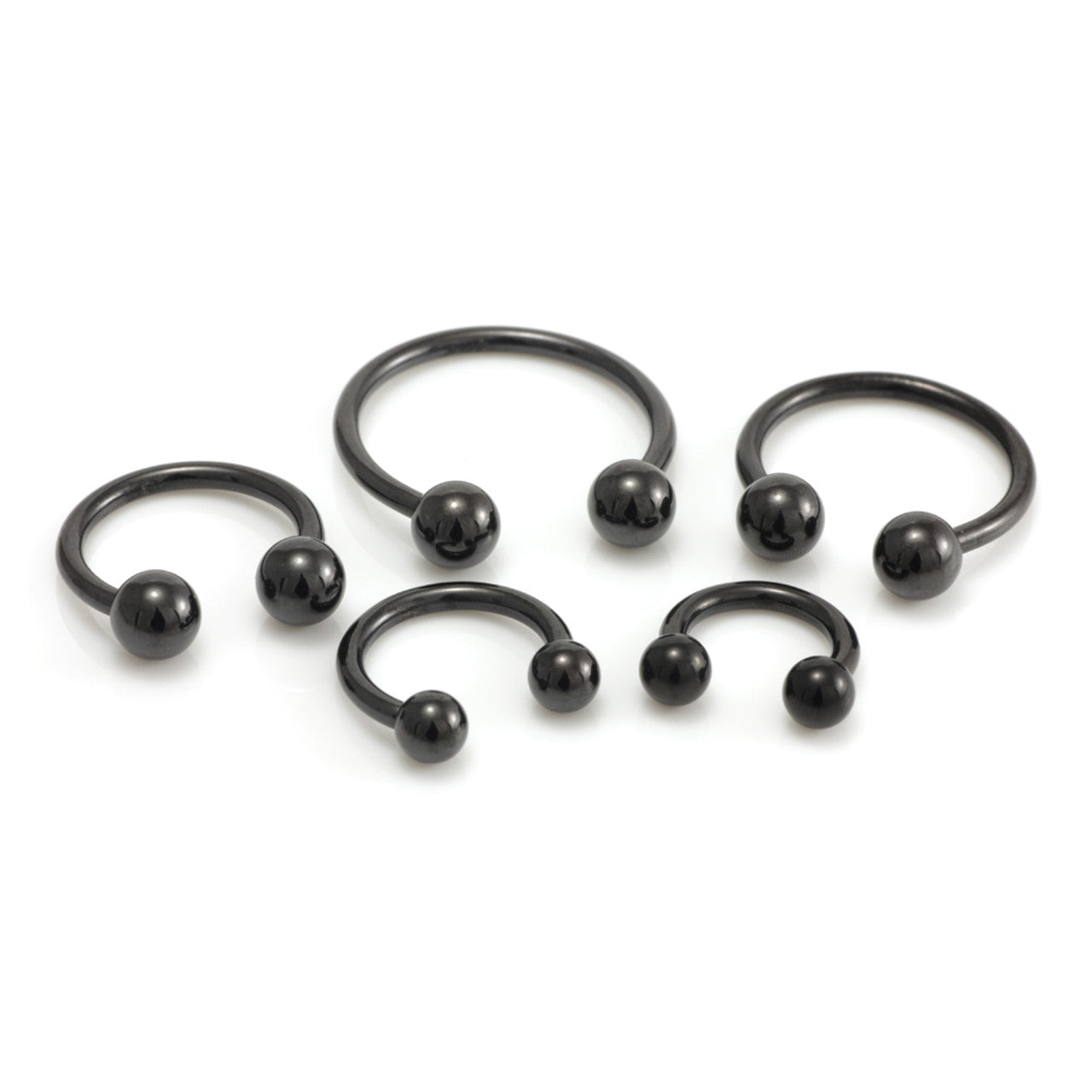 Evil Black Ti External Thread Circular Barbell - EV27