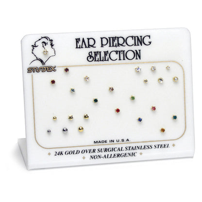 Studex Ear Piercing Selection Display - 24 Styles