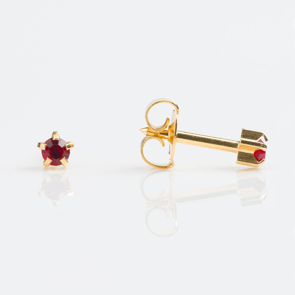 Studex Regular Gold Plated Tiffany January Studs - Pack of 12