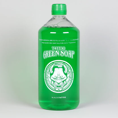 Aloe Tattoo Green Soap 1L (+allantoin)