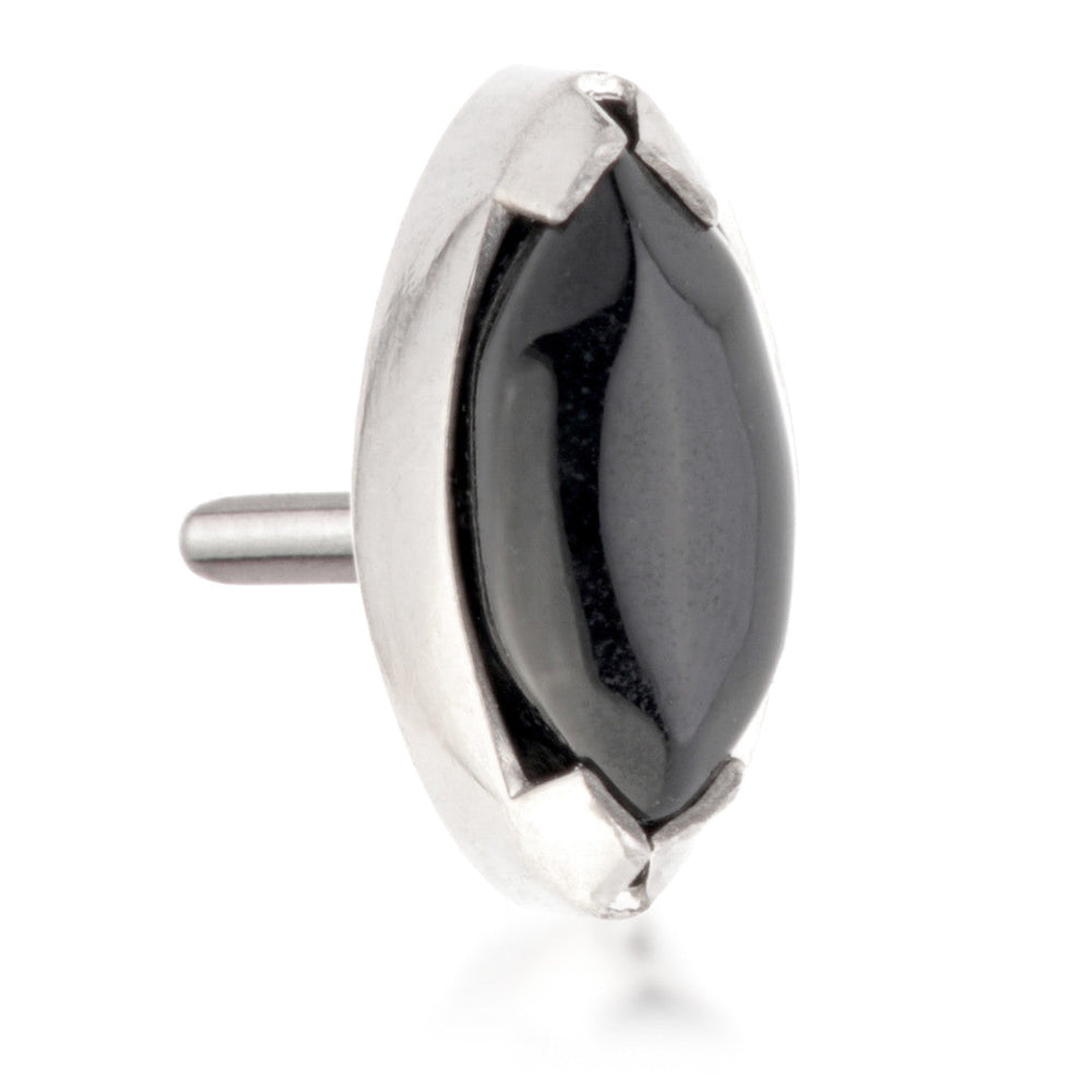 Ti Threadless Mini Black  Marquise Attachment