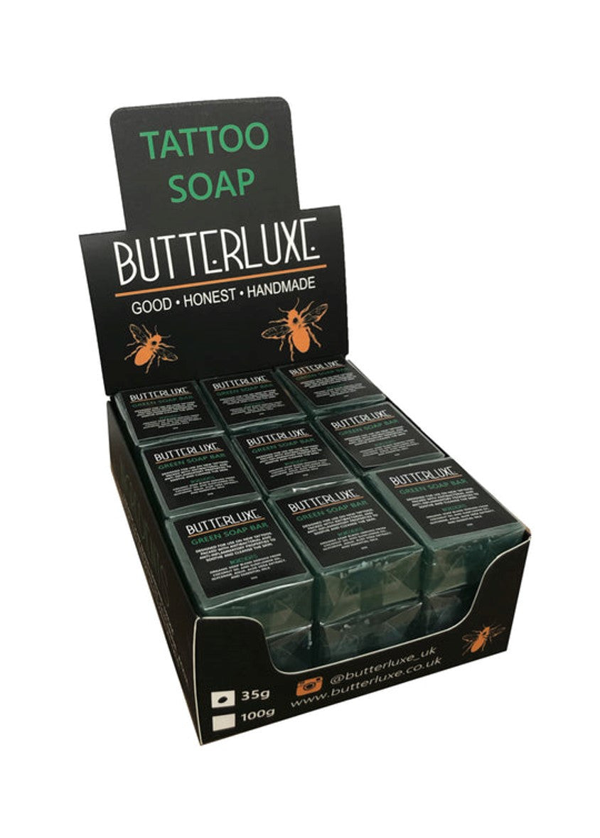Butterluxe Green Soap Bar 27 x 35g - Pink Gum