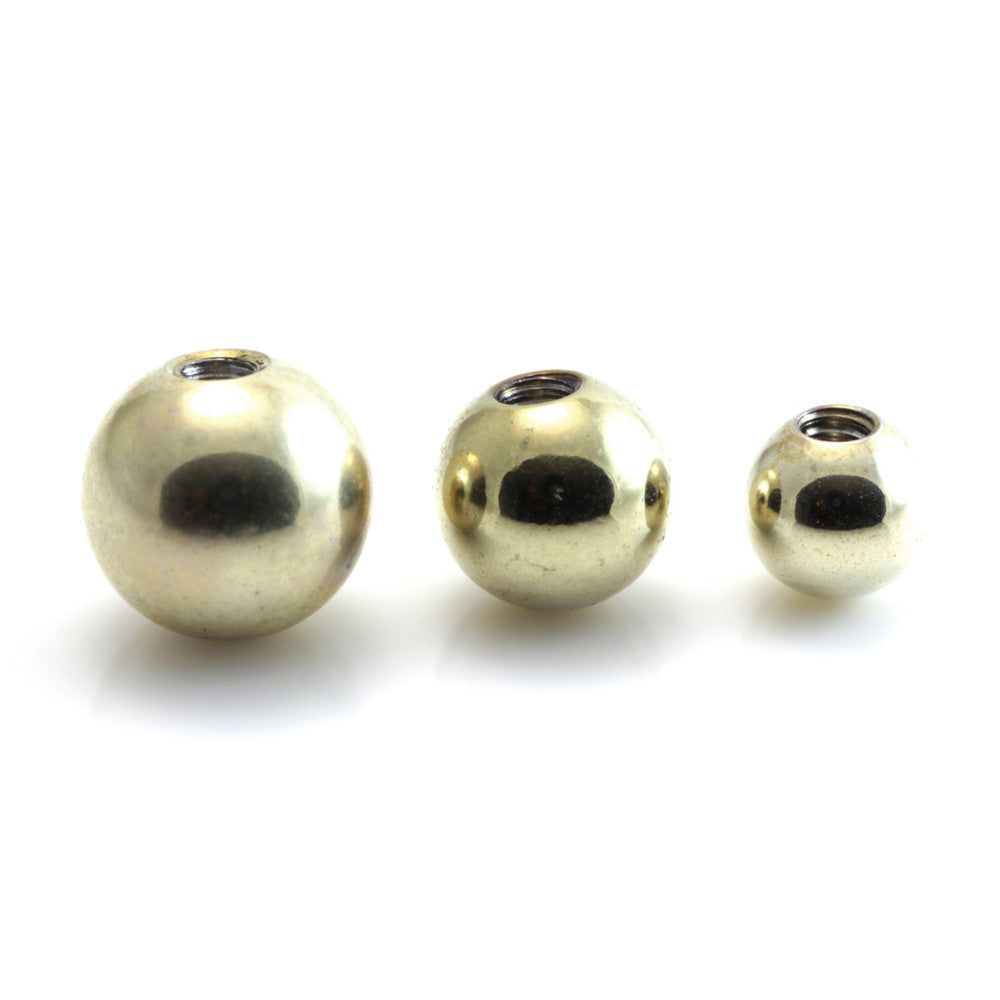 Zircon Gold Steel Ball -3mm