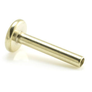 Zircon Gold Ti Internal Micro Labret Stem
