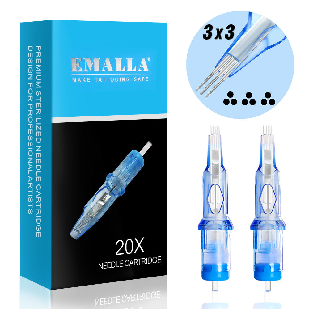 Emalla Cartridges - Stipple Shader Bugpin - 3x3