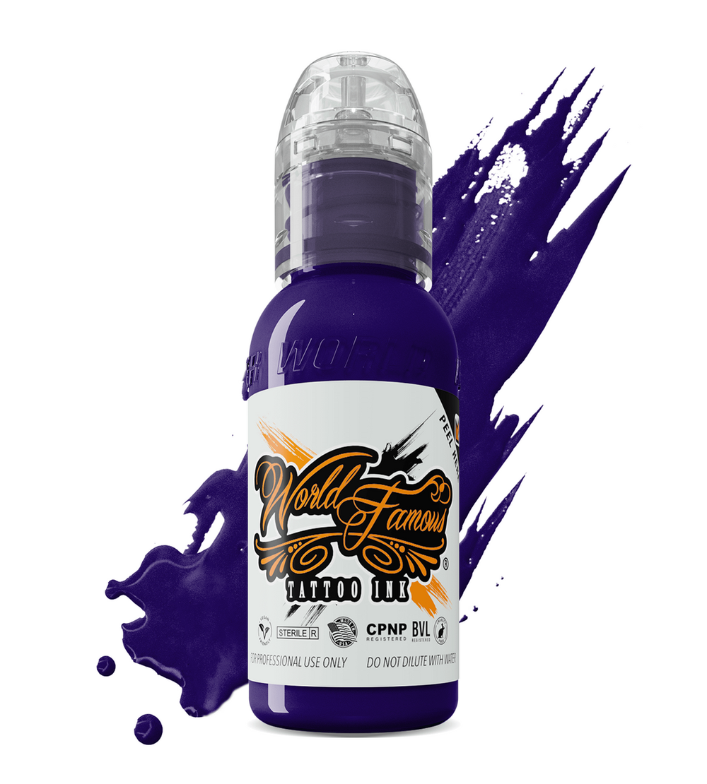 SHORT DATE - DISCOUNTED - World Famous Ink Amsterdam Purple - 1oz