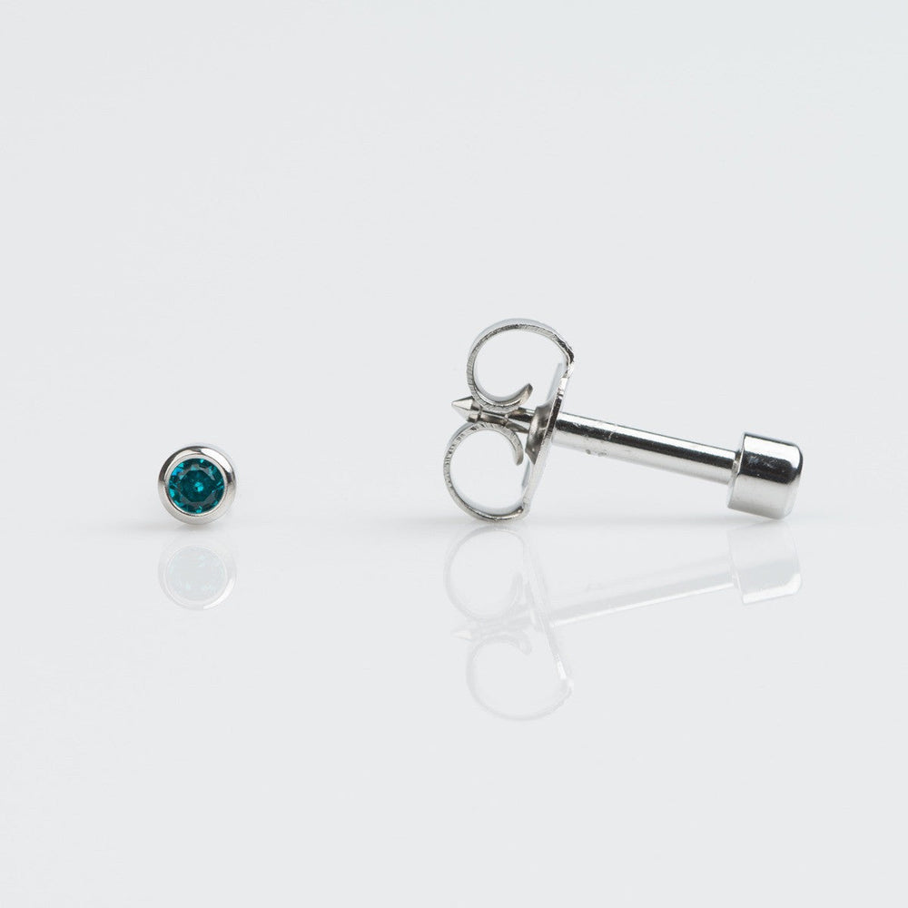 Studex Mini Stainless Bezel December Studs - Pack of 12