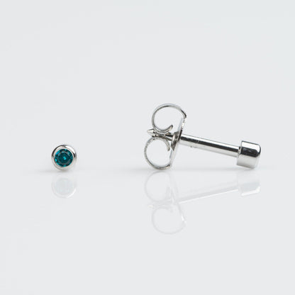 Studex Mini Stainless Bezel December Studs - Pack of 12