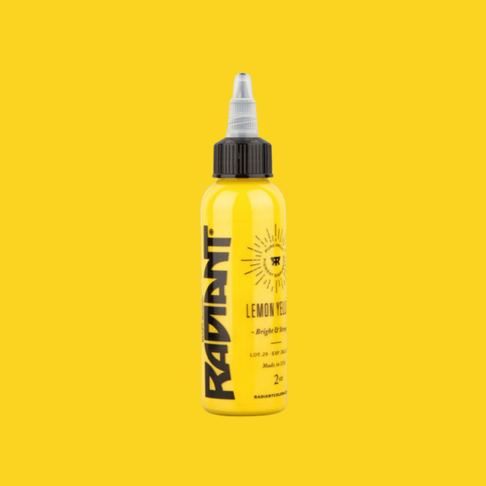 SHORT DATE - DISCOUNTED - Radiant Ink Lemon Yellow - 1oz