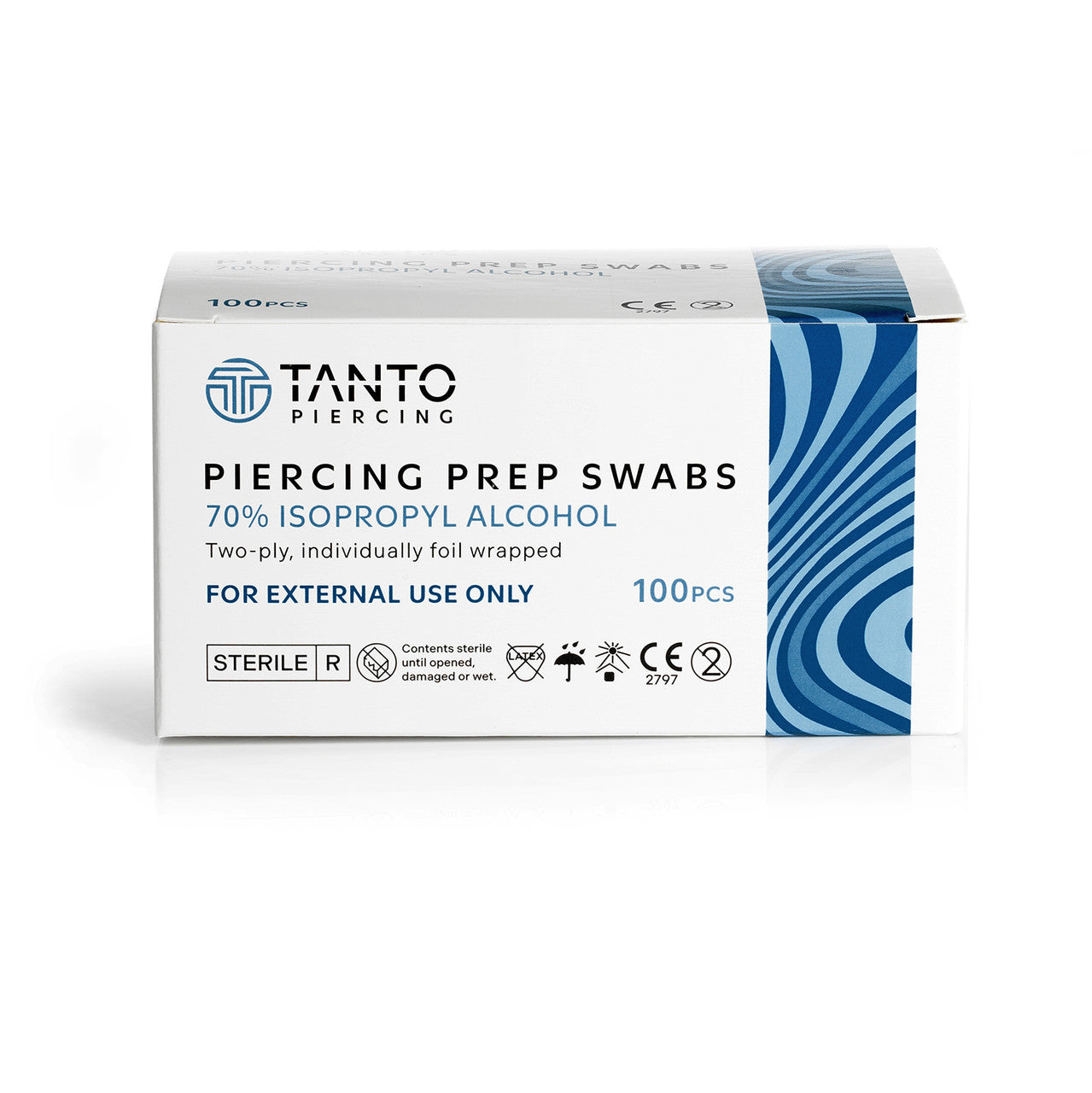 Tanto Piercing Prep Swabs (100 pieces)