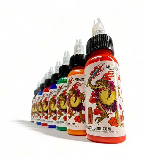 Solid Ink Ami James 8 Fundamental Colour Set - 1oz (8 Bottles for the price of 7)