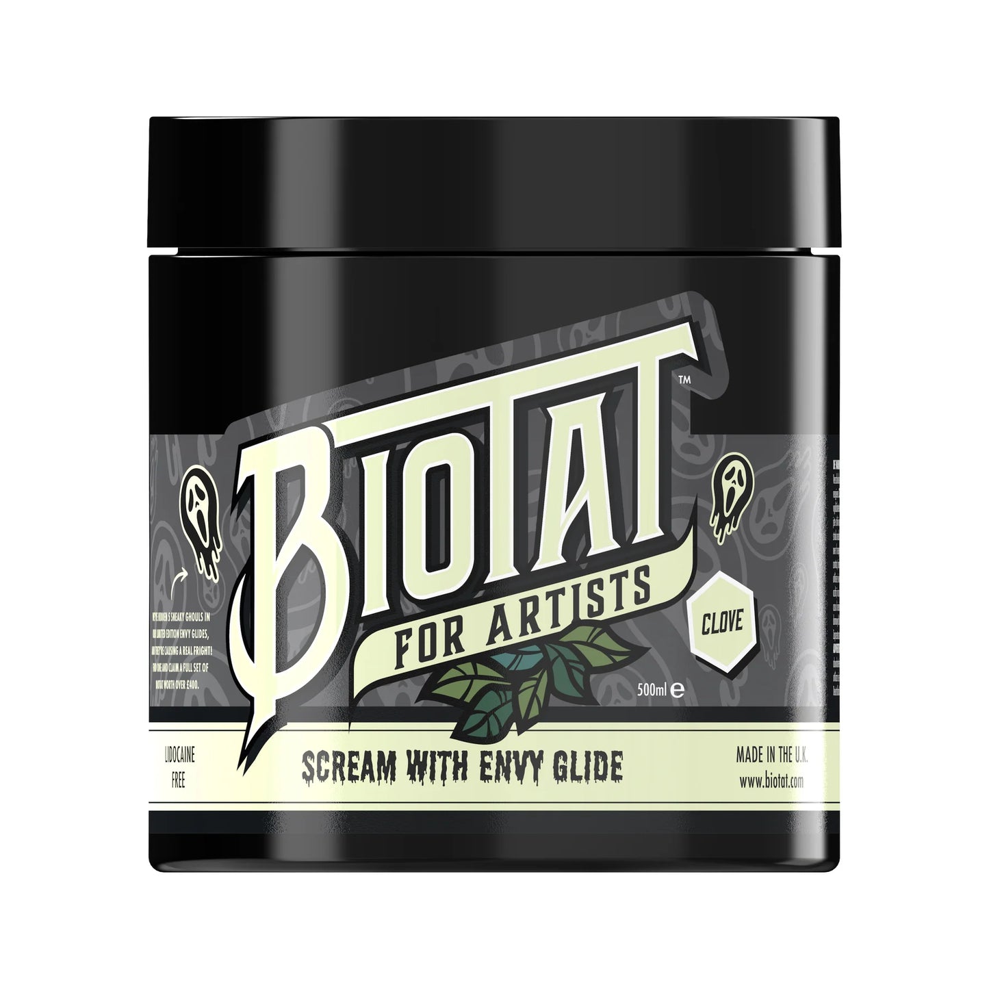 Biotat Numbing Tattoo Glide - Glow in the Dark Scream With Envy Glide 500ml
