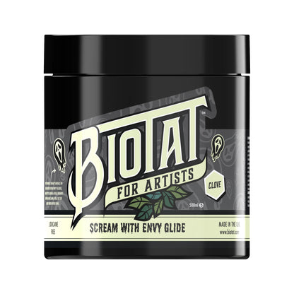 Biotat Numbing Tattoo Glide - Glow in the Dark Scream With Envy Glide 500ml