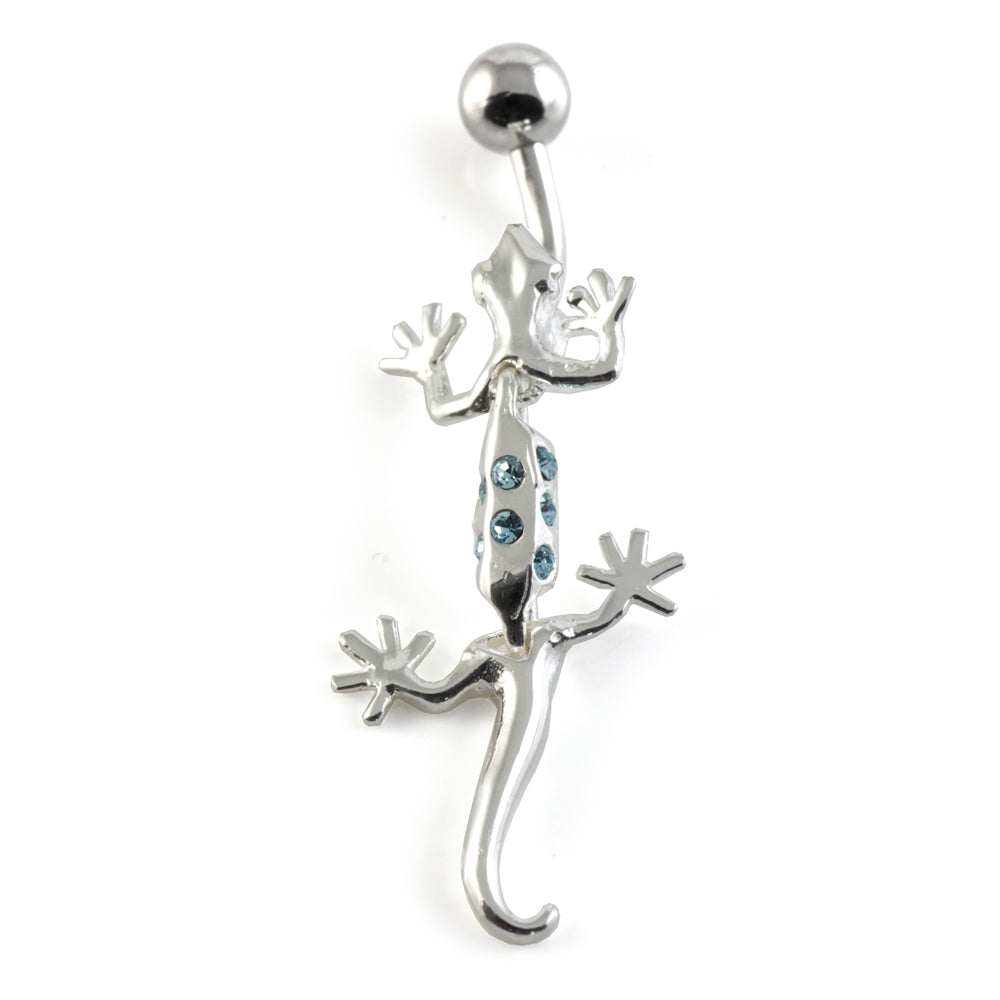 Gecko Silver & Steel Navel