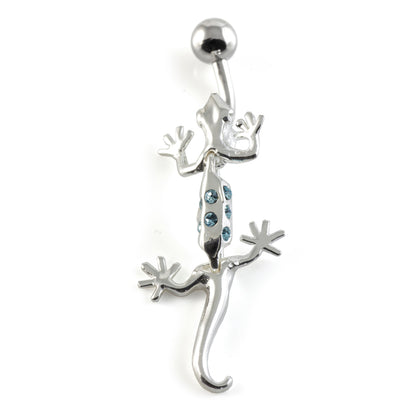 Gecko Silver & Steel Navel