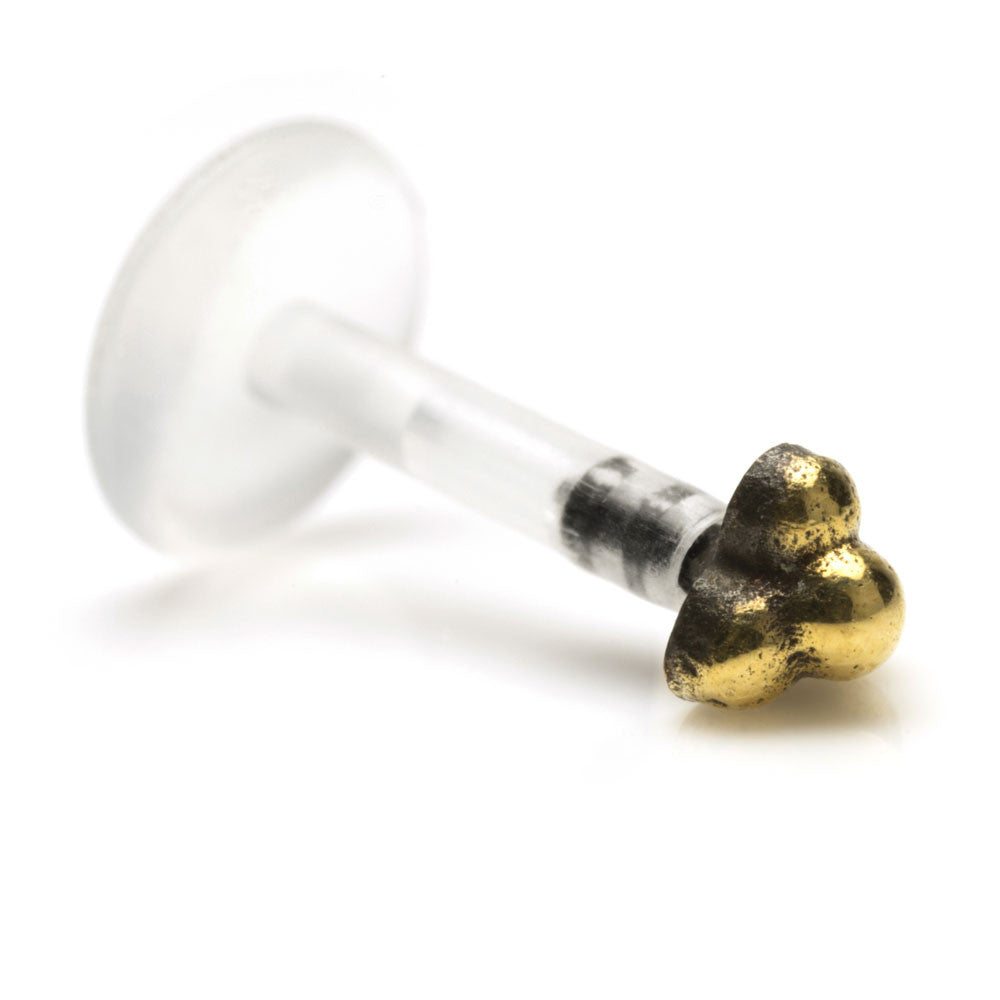 1x Brass & Plastic Labret 4