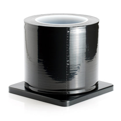 Black spool of Moth black barrier film roll for tattoo studios