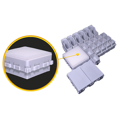FRAKSPONGE Fraktal Modular Workspace Organiser - High Density Sponges x 20