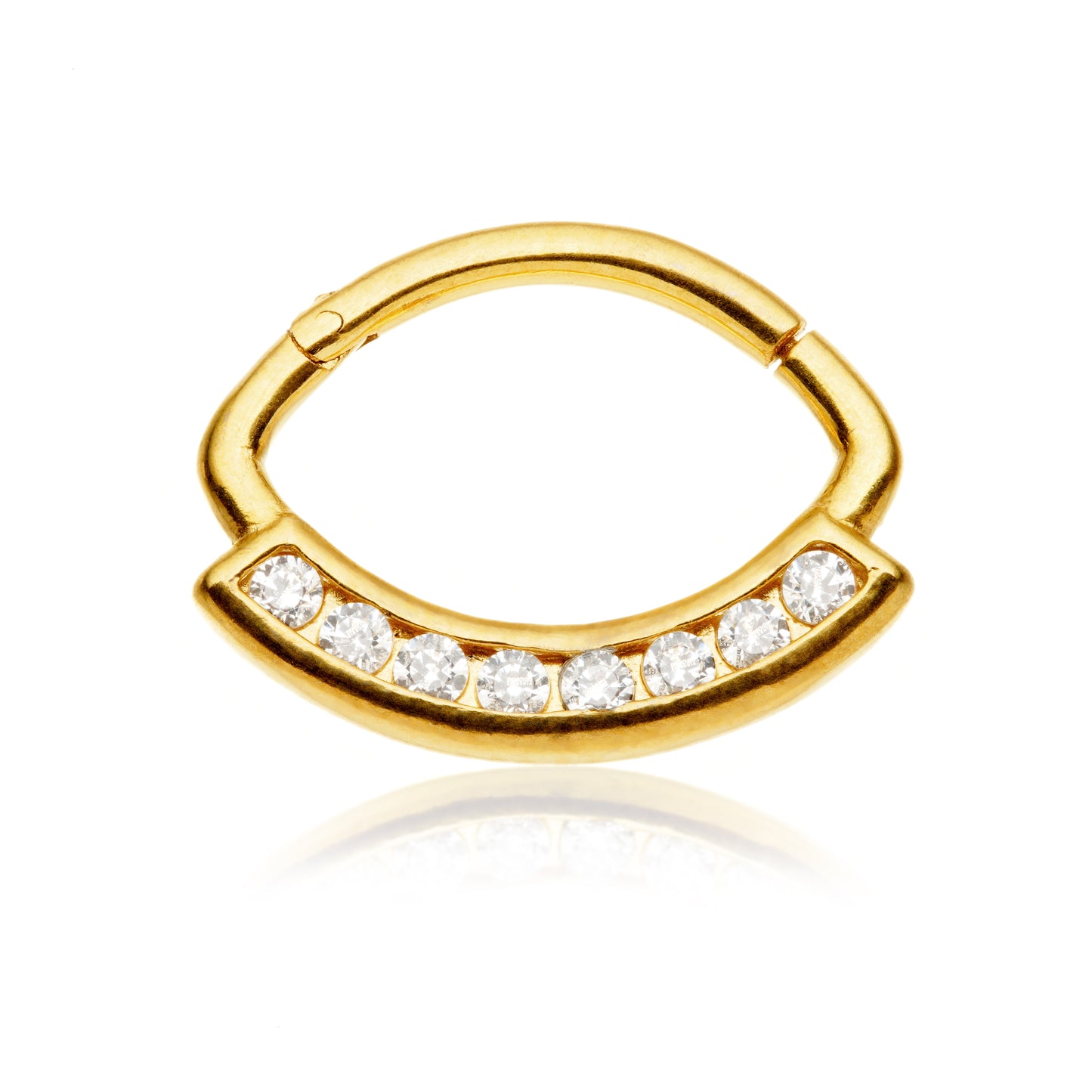 24K Yellow Gold PVD Daith / Septum Ring - GDDAITH1