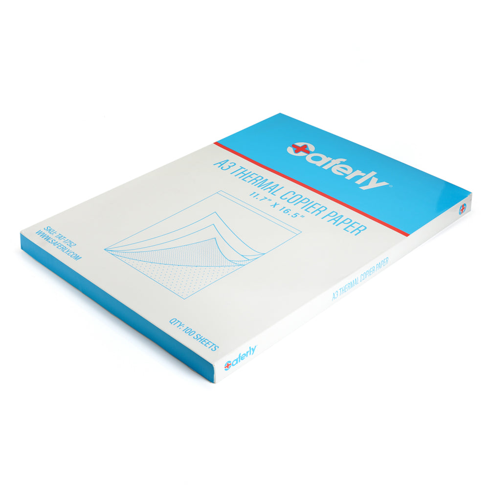 Saferly A3 Thermal Image Copier Stencil Paper (Pack of 100)