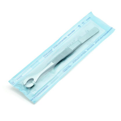 Sterilised Disposable Steel Slotted Sponge Forceps